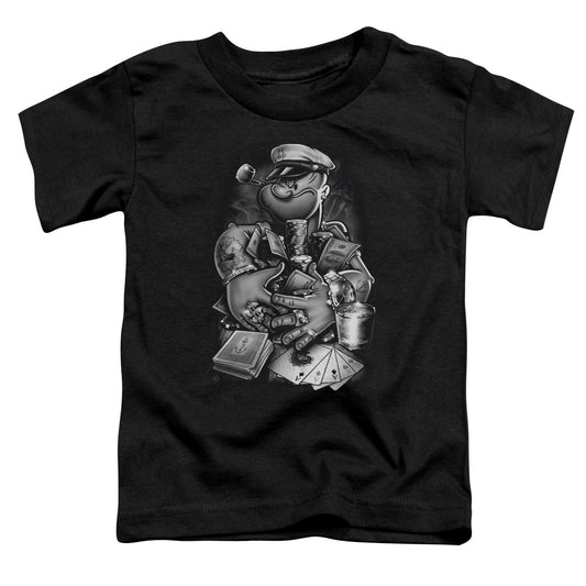 Popeye Mine All Mine Toddler Kids Youth T Shirt Black