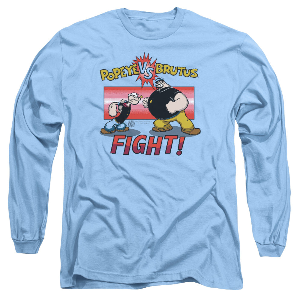 Popeye Flight Mens Long Sleeve Shirt Carolina Blue