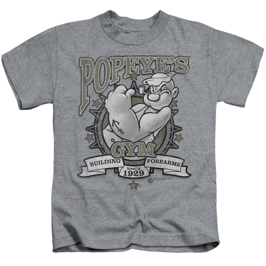 Popeye Forearms Juvenile Kids Youth T Shirt Athletic Heather