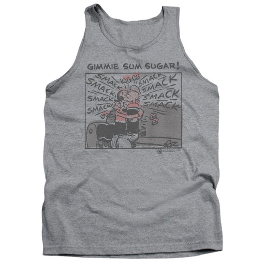 Popeye Sweet Love Mens Tank Top Shirt Athletic Heather