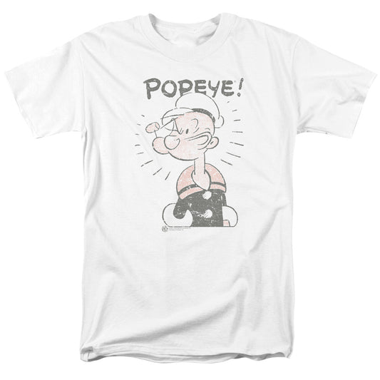 Popeye Old Seafarer Mens T Shirt White