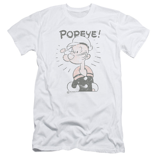 Popeye Old Seafarer Slim Fit Mens T Shirt White