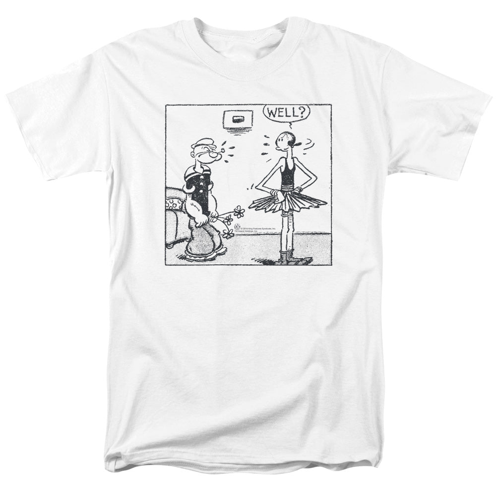 Popeye Well Mens T Shirt White