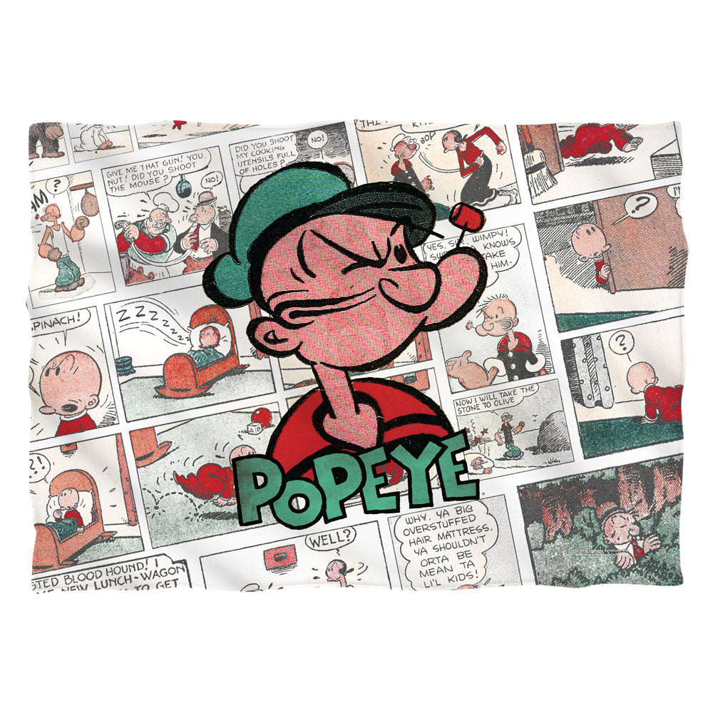 Popeye Panels Pillow Case