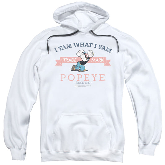 Popeye Vintage Mens Hoodie White