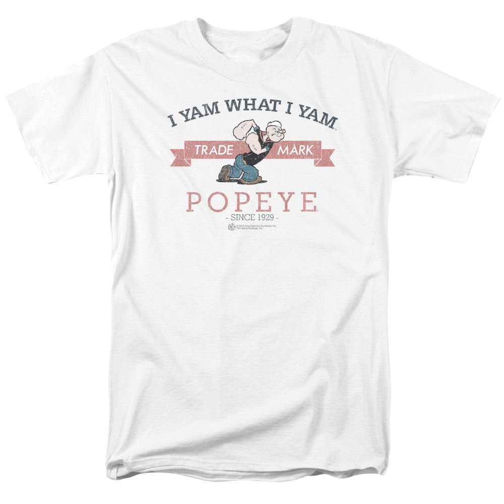 Popeye Vintage Mens T Shirt White