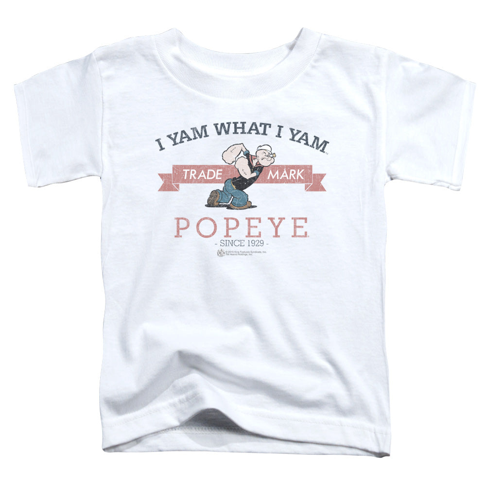 Popeye Vintage Toddler Kids Youth T Shirt White