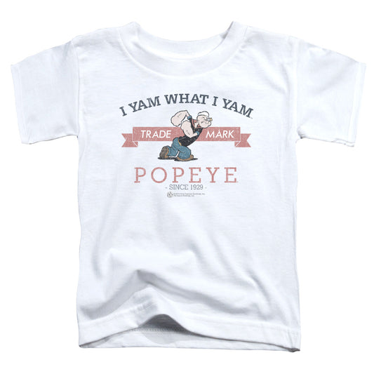 Popeye Vintage Toddler Kids Youth T Shirt White