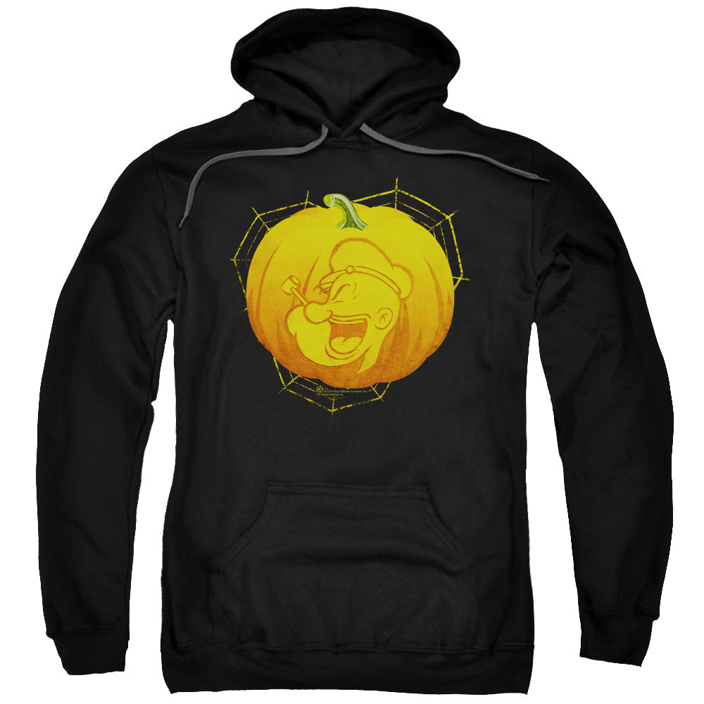 Popeye Pop O Lantern Mens Hoodie Black