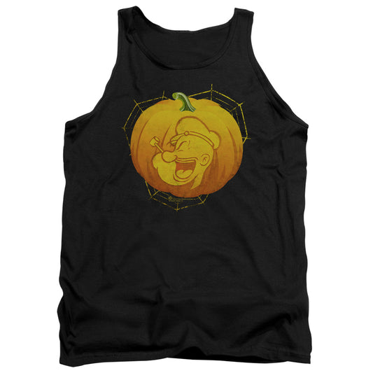 Popeye Pop O Lantern Mens Tank Top Shirt Black