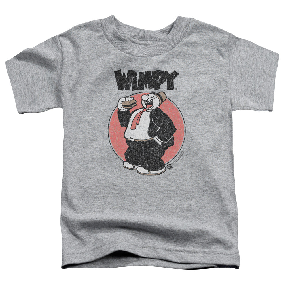 Popeye Wimpy Toddler Kids Youth T Shirt Athletic Heather