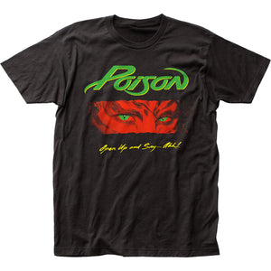 Poison Open Up And Say Ahh Mens T Shirt Black