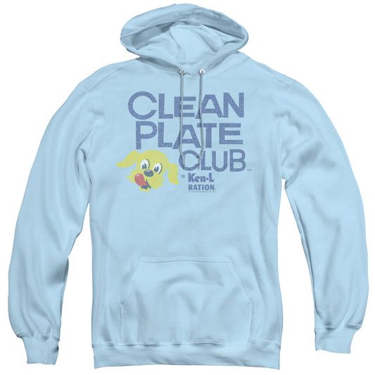 Ken L Ration Clean Plate Mens Hoodie Light Blue