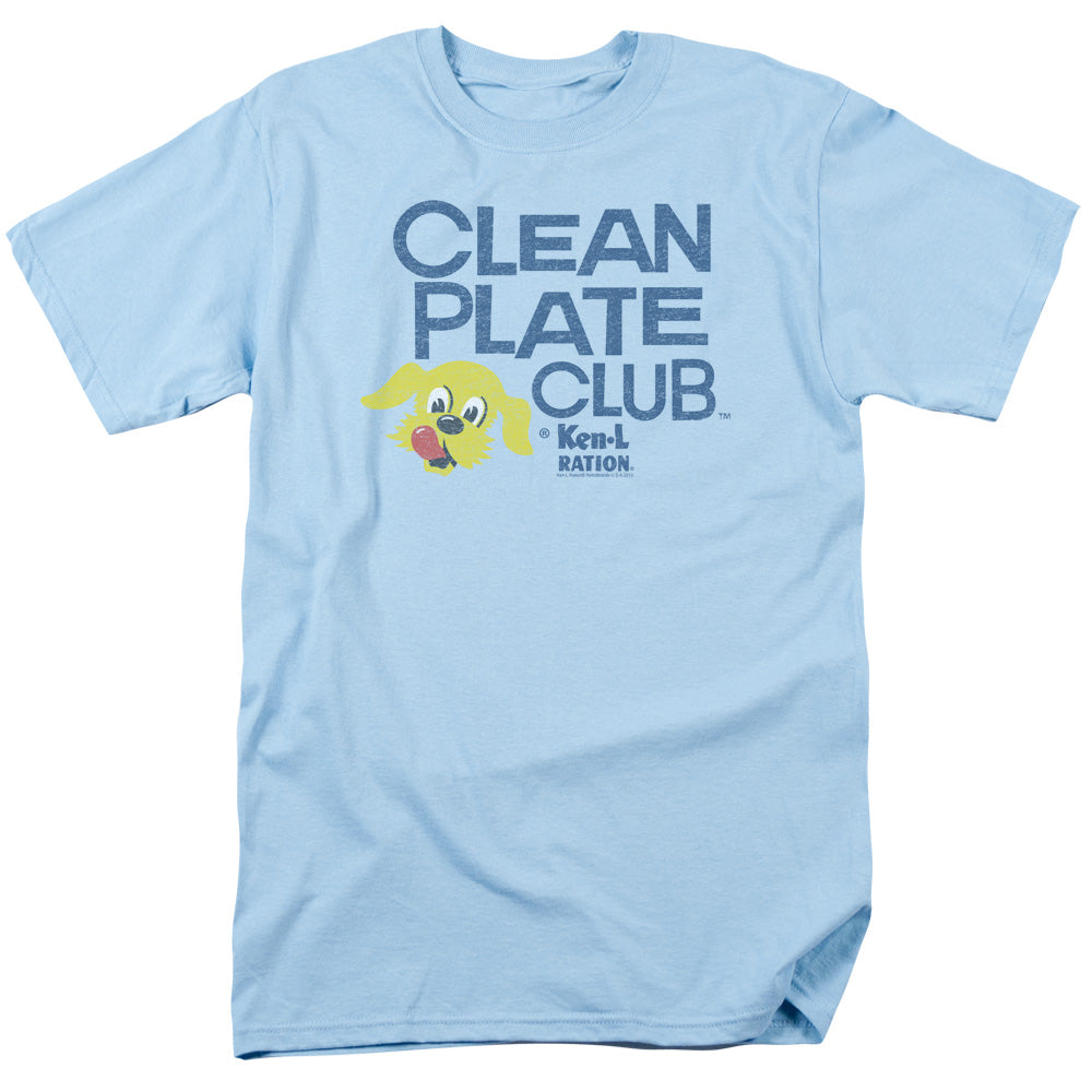 Ken L Ration Clean Plate Mens T Shirt Light Blue