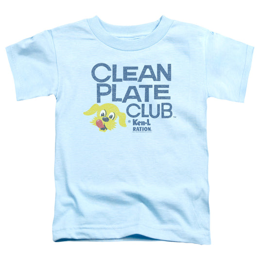 Ken L Ration Clean Plate Toddler Kids Youth T Shirt Light Blue