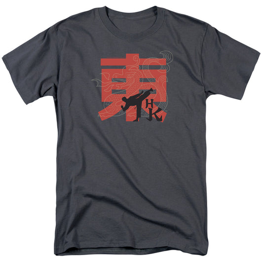 Hai Karate Hk Kick Mens T Shirt Charcoal