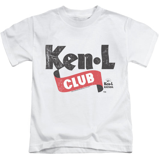 Ken L Ration Ken L Club Juvenile Kids Youth T Shirt White