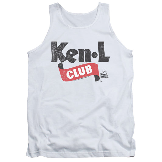 Ken L Ration Ken L Club Mens Tank Top Shirt White