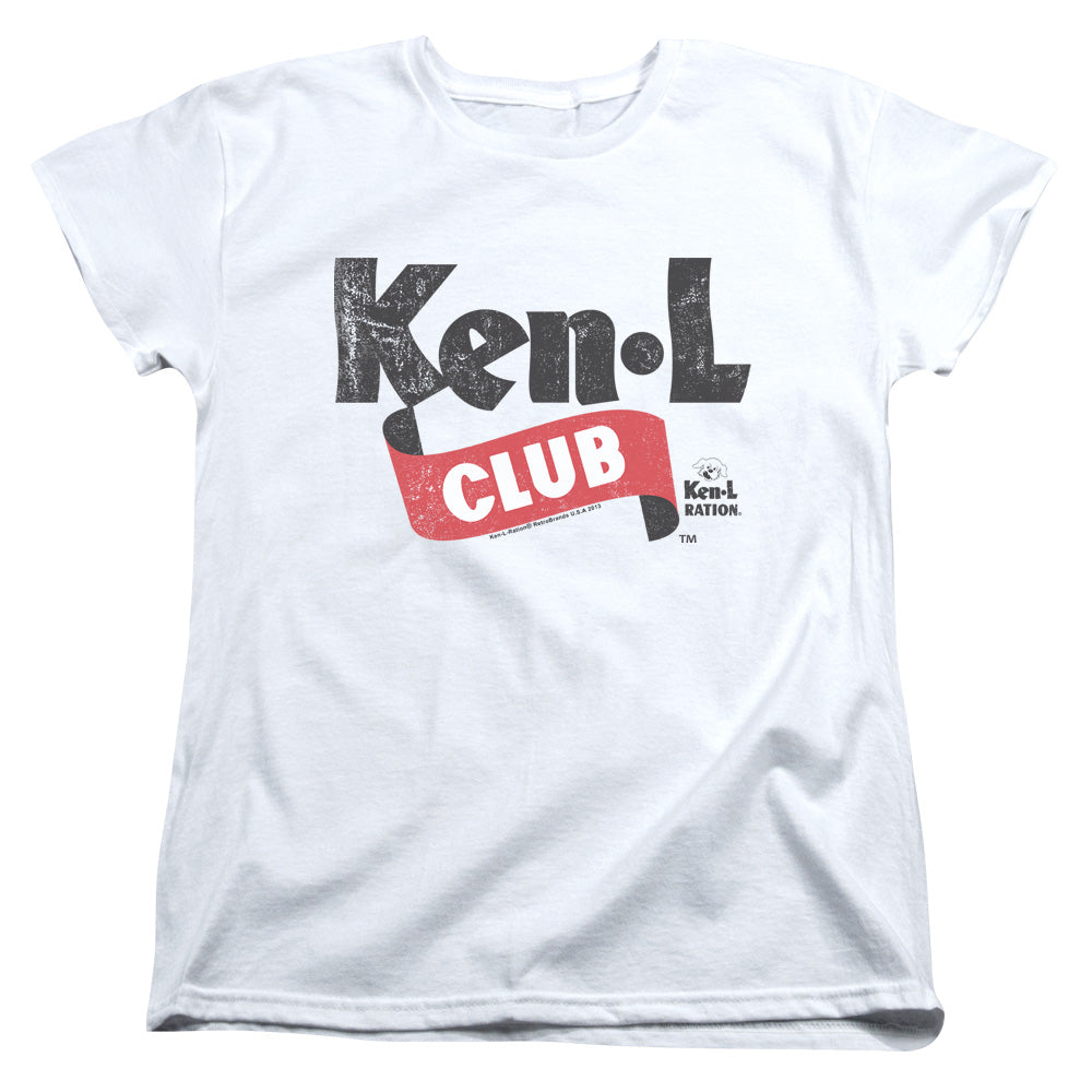 Ken L Ration Ken L Club Womens T Shirt White