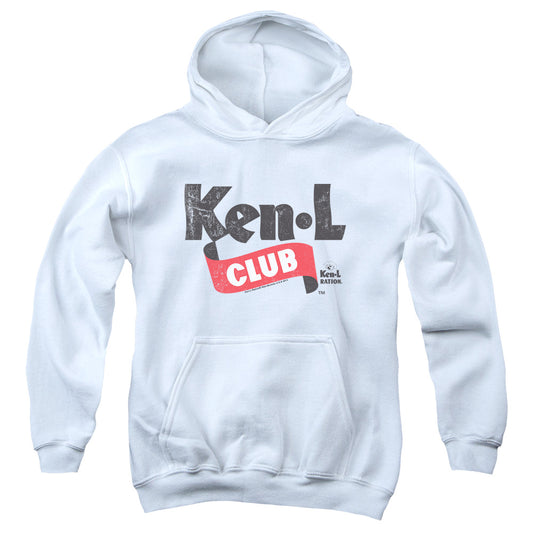 Ken L Ration Ken L Club Kids Youth Hoodie White