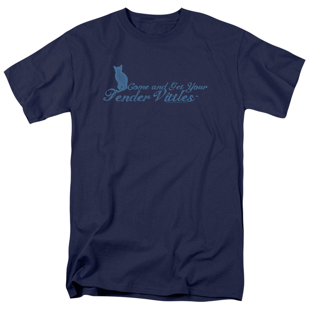 Tender Vittles Come And Get Em Mens T Shirt Navy