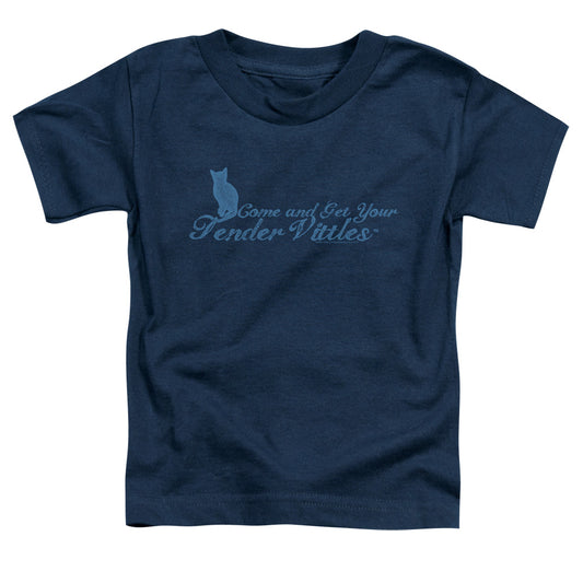 Tender Vittles Come And Get Em Toddler Kids Youth T Shirt Navy