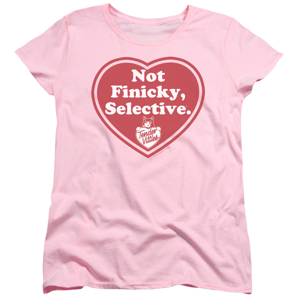 Tender Vittles Selective Womens T Shirt Pink