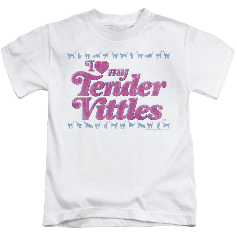 Tender Vittles Love Juvenile Kids Youth T Shirt White