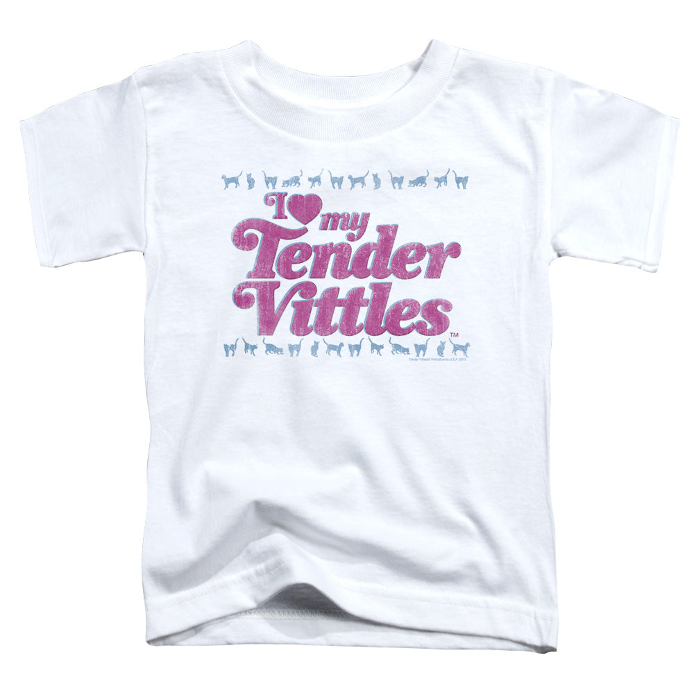 Tender Vittles Love Toddler Kids Youth T Shirt White