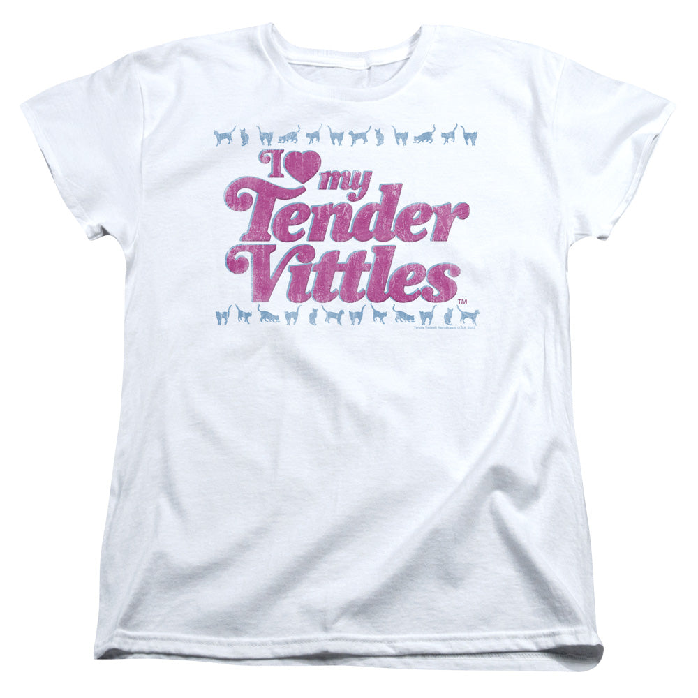 Tender Vittles Love Womens T Shirt White