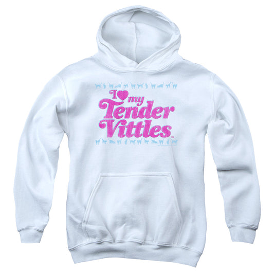 Tender Vittles Love Kids Youth Hoodie White