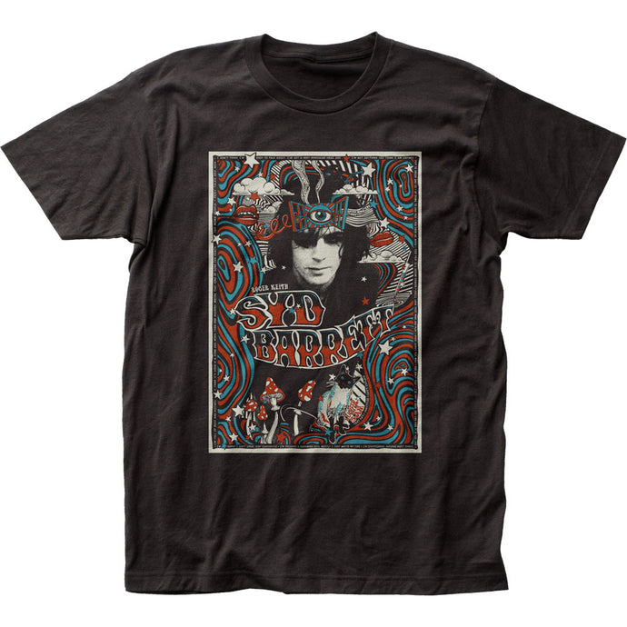 Syd Barrett Melty Poster Mens T Shirt Black