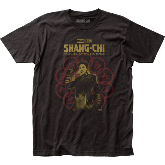 Shang-Chi Wenwu Drawing Mens T Shirt Black