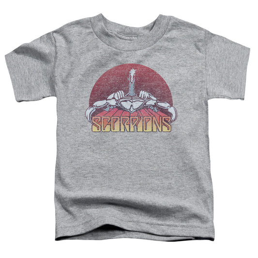 Scorpions Scorpions Color Logo Distressed Toddler Kids Youth T Shirt Athletic Heather