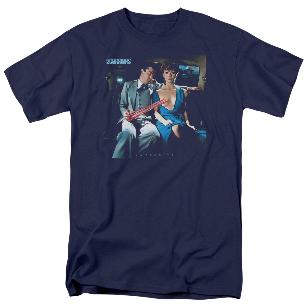 Scorpions Lovedrive Mens T Shirt Navy Blue