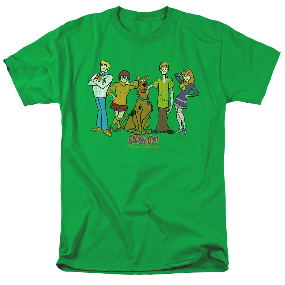 Scooby Doo Scooby Gang Mens T Shirt Kelly Green