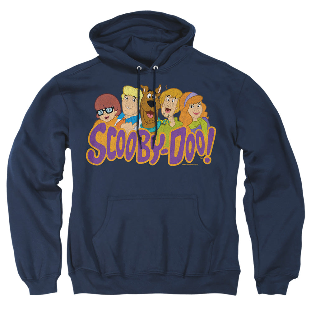 Scooby Doo! Scooby Gang Mens Hoodie Navy Officially Licensed
