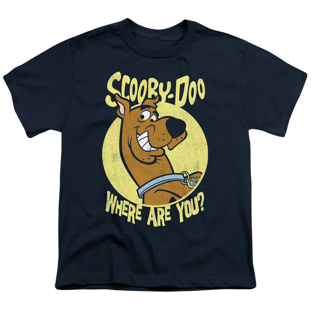 Scooby Doo Where Are You Kids Youth T Shirt Navy Blue