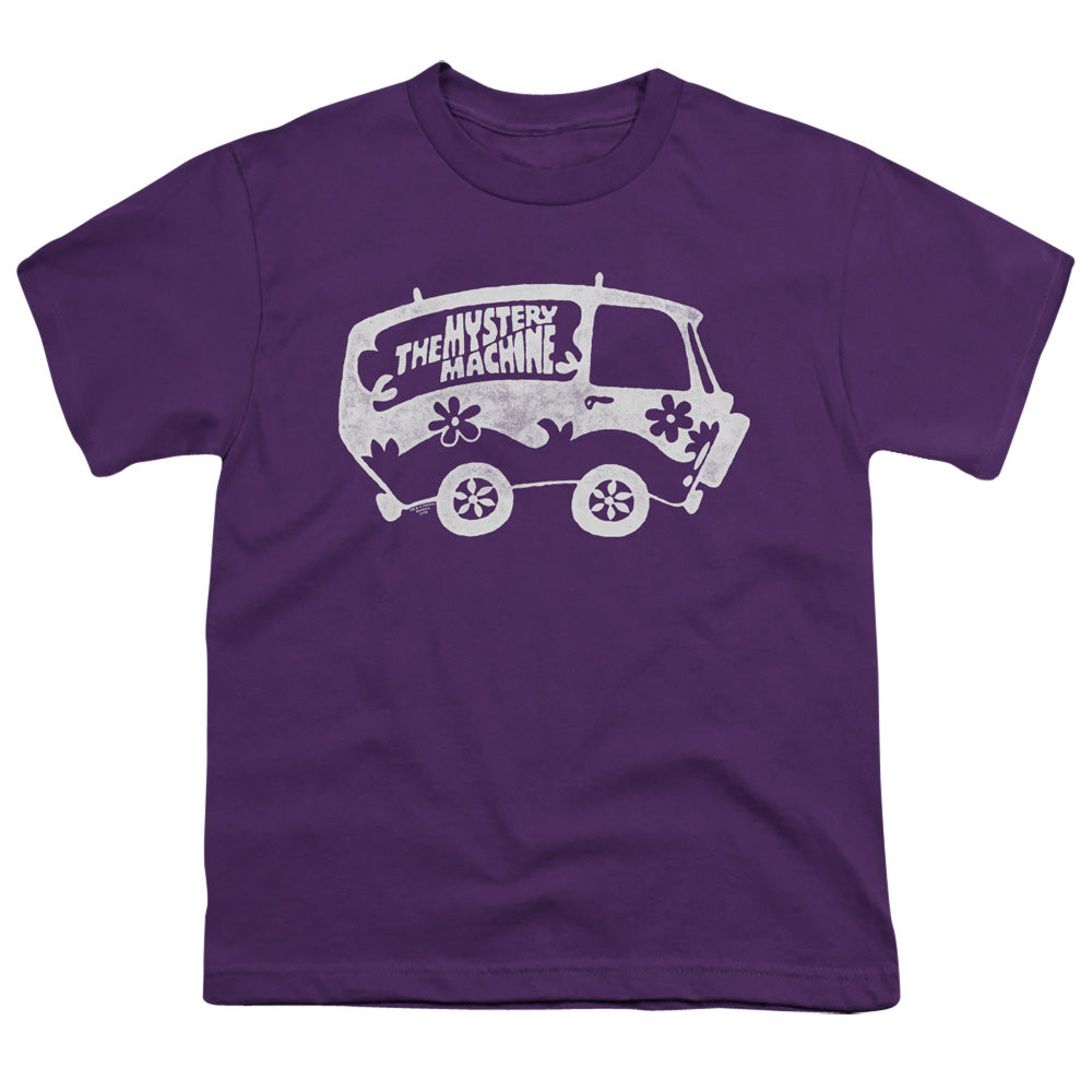 Scooby Doo Mysterious Shadow Kids Youth T Shirt Purple