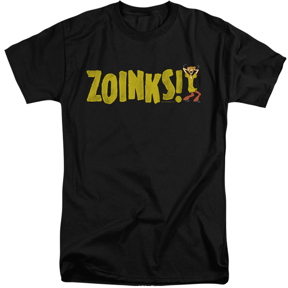 Scooby Doo Zoinks Mens Tall T Shirt Black