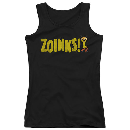 Scooby Doo Zoinks Womens Tank Top Shirt Black