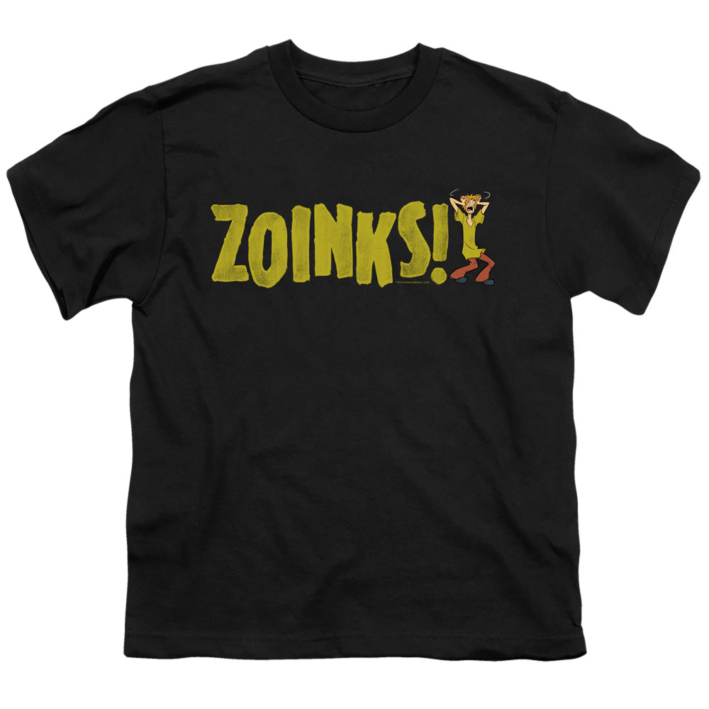 Scooby Doo Zoinks Kids Youth T Shirt Black