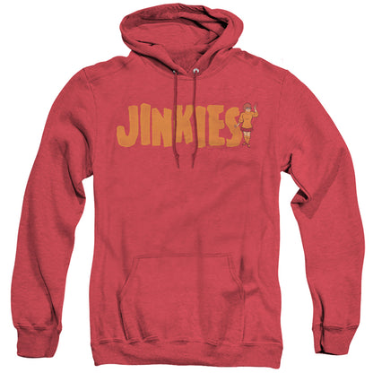 Scooby Doo Jinkies Mens Heather Hoodie Red Officially Licensed