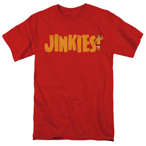 Scooby Doo Jinkies Mens T Shirt Red