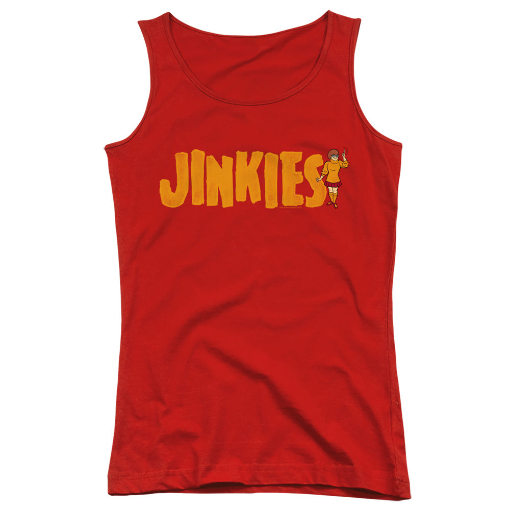 Scooby Doo Jinkies Womens Tank Top Shirt Red