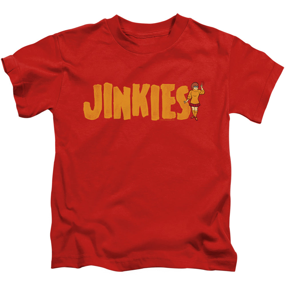 Scooby Doo Jinkies Juvenile Kids Youth T Shirt Red