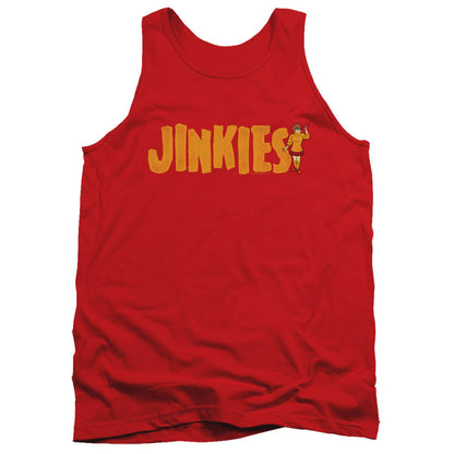 Scooby Doo Jinkies Mens Tank Top Shirt Red