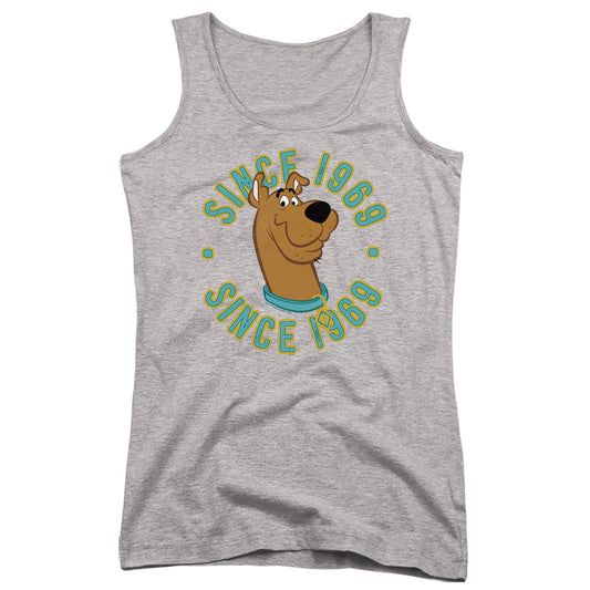 Scooby Doo Scooby 1969 Womens Tank Top Shirt Athletic Heather