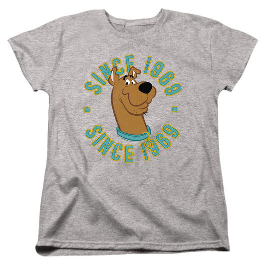 Scooby Doo Scooby 1969 Womens T Shirt Athletic Heather