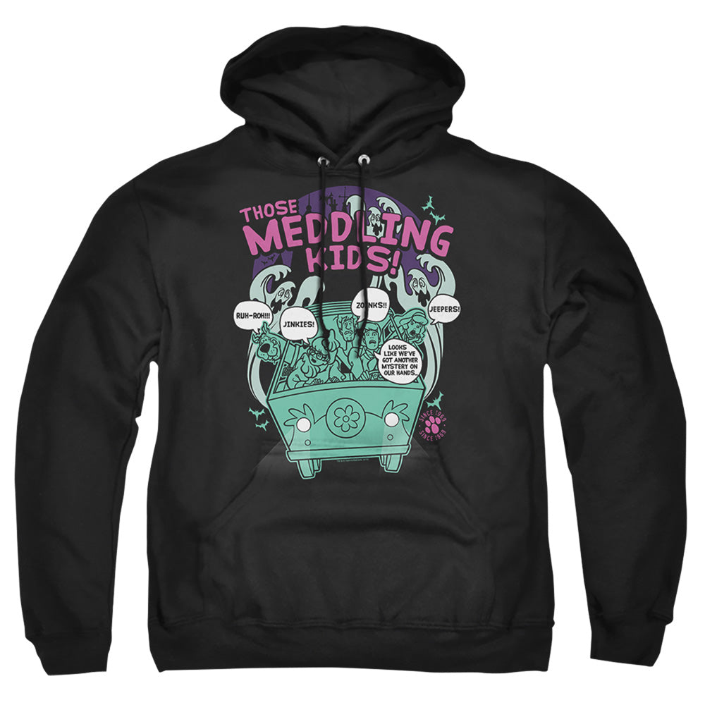 Scooby Doo Meddling Since 1969 Mens Hoodie Black Officially Licensed